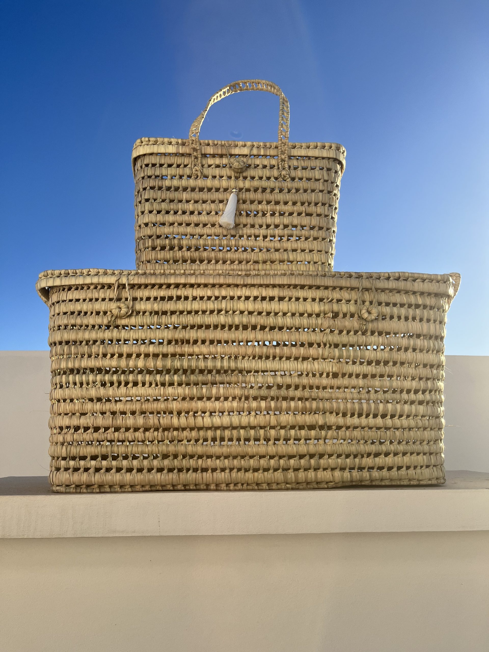 Malle en osier - 80 cm – Image 2