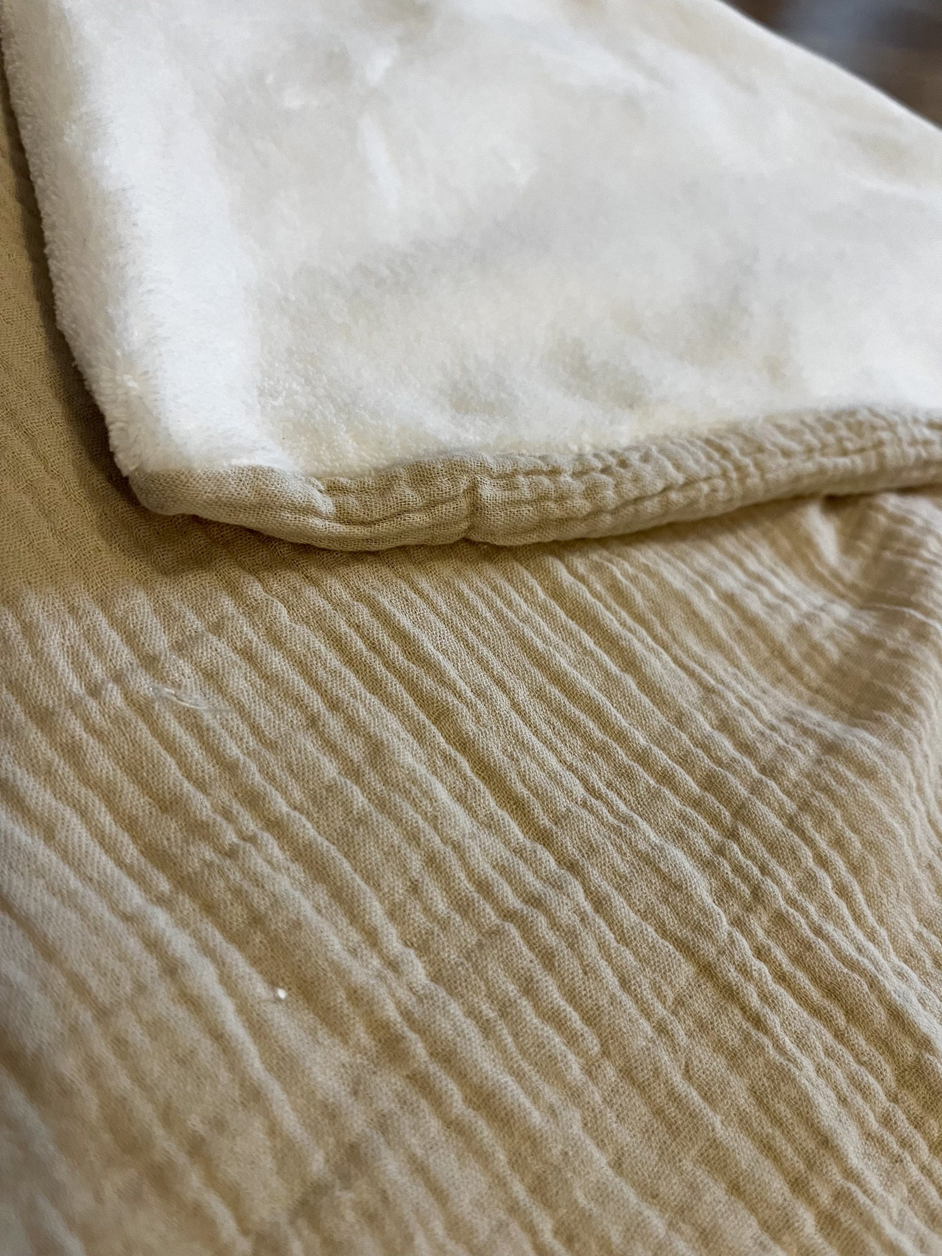 Couverture bébé Fessi Sable - 90 cm * 90 cm – Image 2