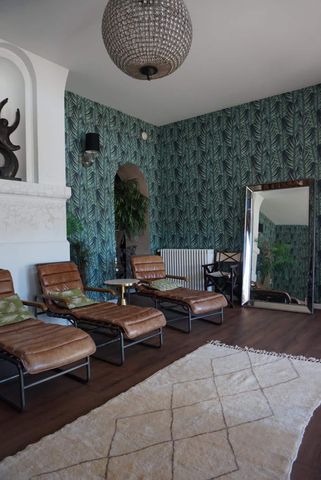 Tapis Berbère Mrirt - Losanges marron – Image 4