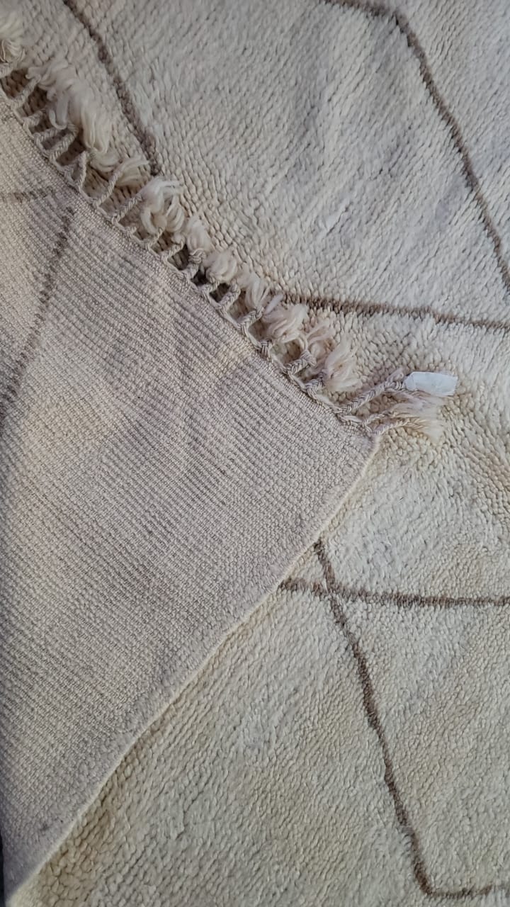 Tapis Berbère Mrirt - Losanges marron – Image 3