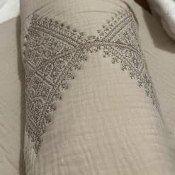 Couverture bébé Fessi sable et gold - 90 cm * 90 cm